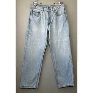 Levis 550 Mens Size 36X30 Light Wash Denim Blue Jeans Y2K Baggy Straight